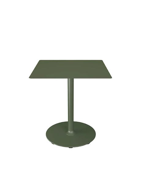 Pico Café table, rund base 70x70 cm fra Houe - Olive green - Jacobsen Plus
