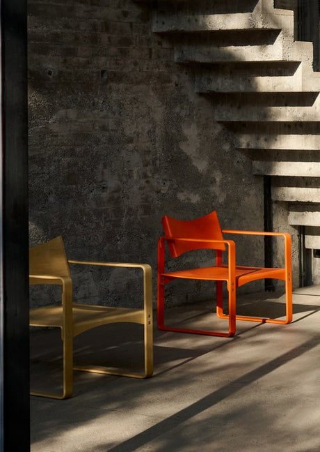 Series 270 F lænestol af Verner Panton - Blå - Jacobsen Plus