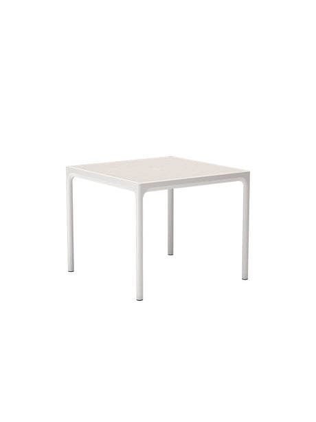 Four alu table 90 x 90 cm fra Houe - Muted White - Jacobsen Plus