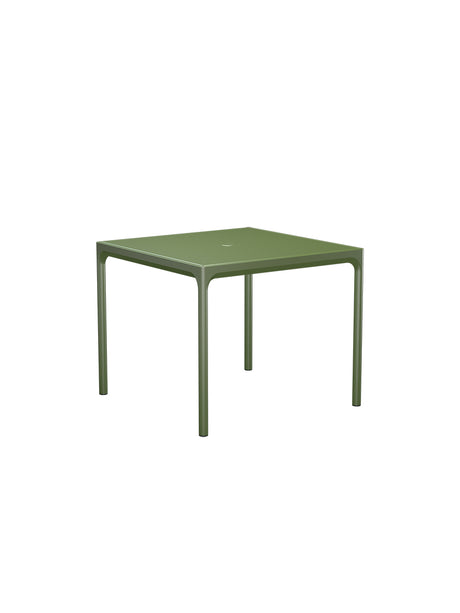 Four alu table 90 x 90 cm fra Houe - Olive Green - Jacobsen Plus