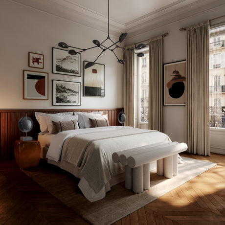 Hiro bænk fra 101 Copenhagen - Off White (CPH 900) - Jacobsen Plus