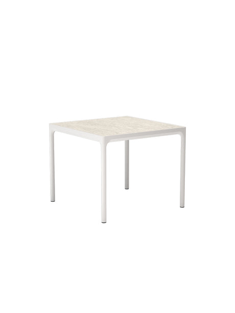 Four ceramic table 90 x 90 cm fra Houe - Shell / Muted White - Jacobsen Plus