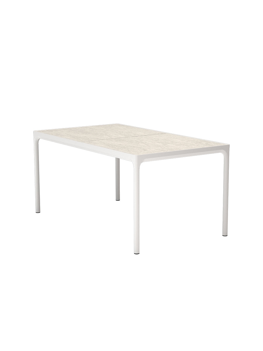 Four ceramic table 160 x 90 cm fra Houe - Shell / Muted White - Jacobsen Plus