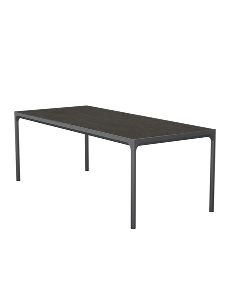 Four ceramic table 210 x 90 cm fra Houe - Graphite / Dark Grey - Jacobsen Plus