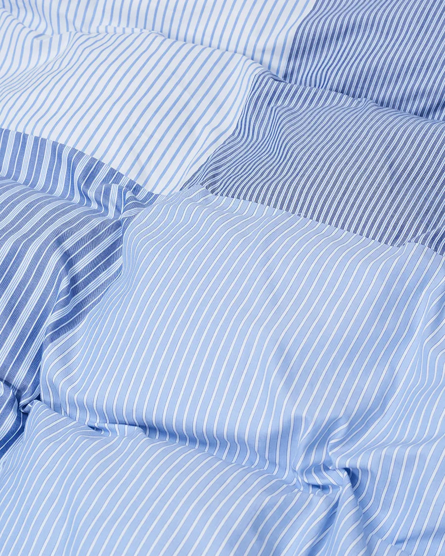 Wall Street Oxford Patchwork Duvet Cover Single 140x220 cm fra Magniberg