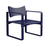 Series 270 F lænestol af Verner Panton - Blå - Jacobsen Plus