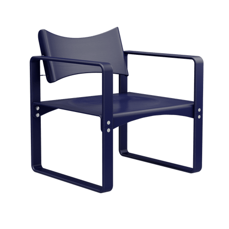 Series 270 F lænestol af Verner Panton - Blå - Jacobsen Plus