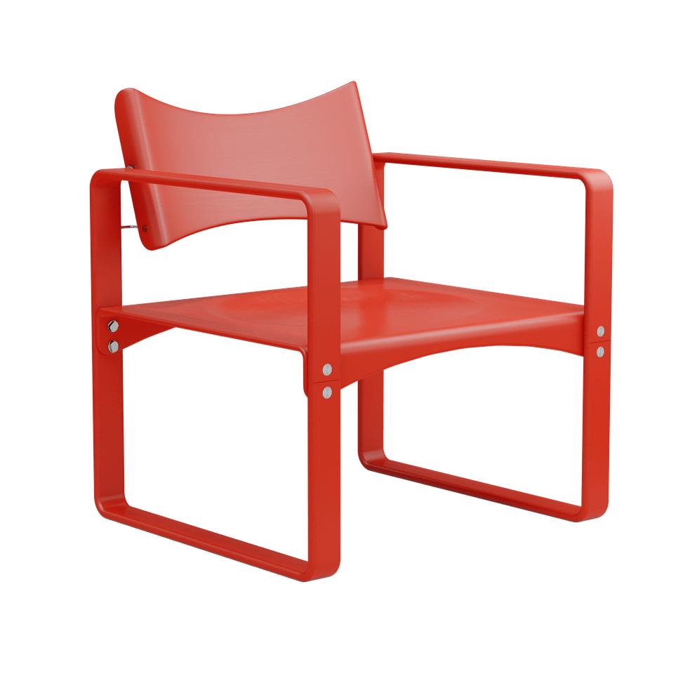 Series 270 F lænestol af Verner Panton - Rød - Jacobsen Plus