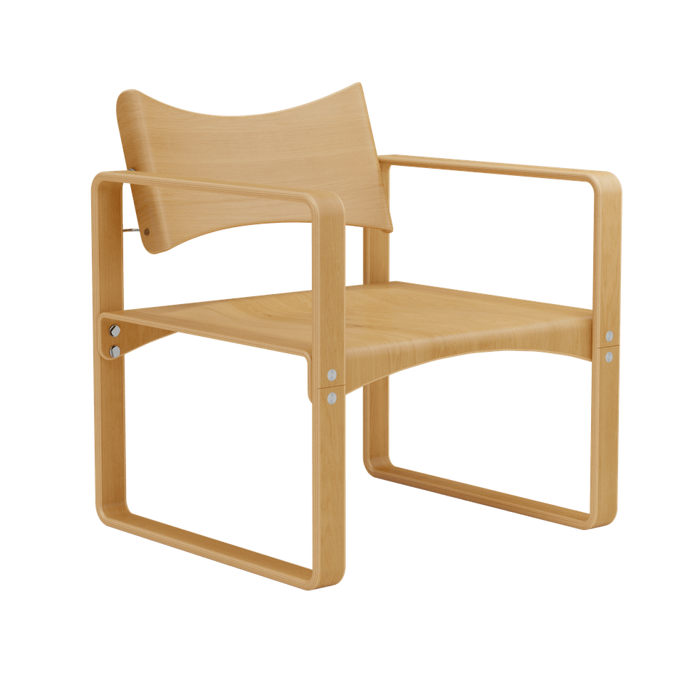 Series 270 F lænestol af Verner Panton - Honey stained - Jacobsen Plus