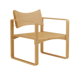 Series 270 F lænestol af Verner Panton - Honey stained - Jacobsen Plus