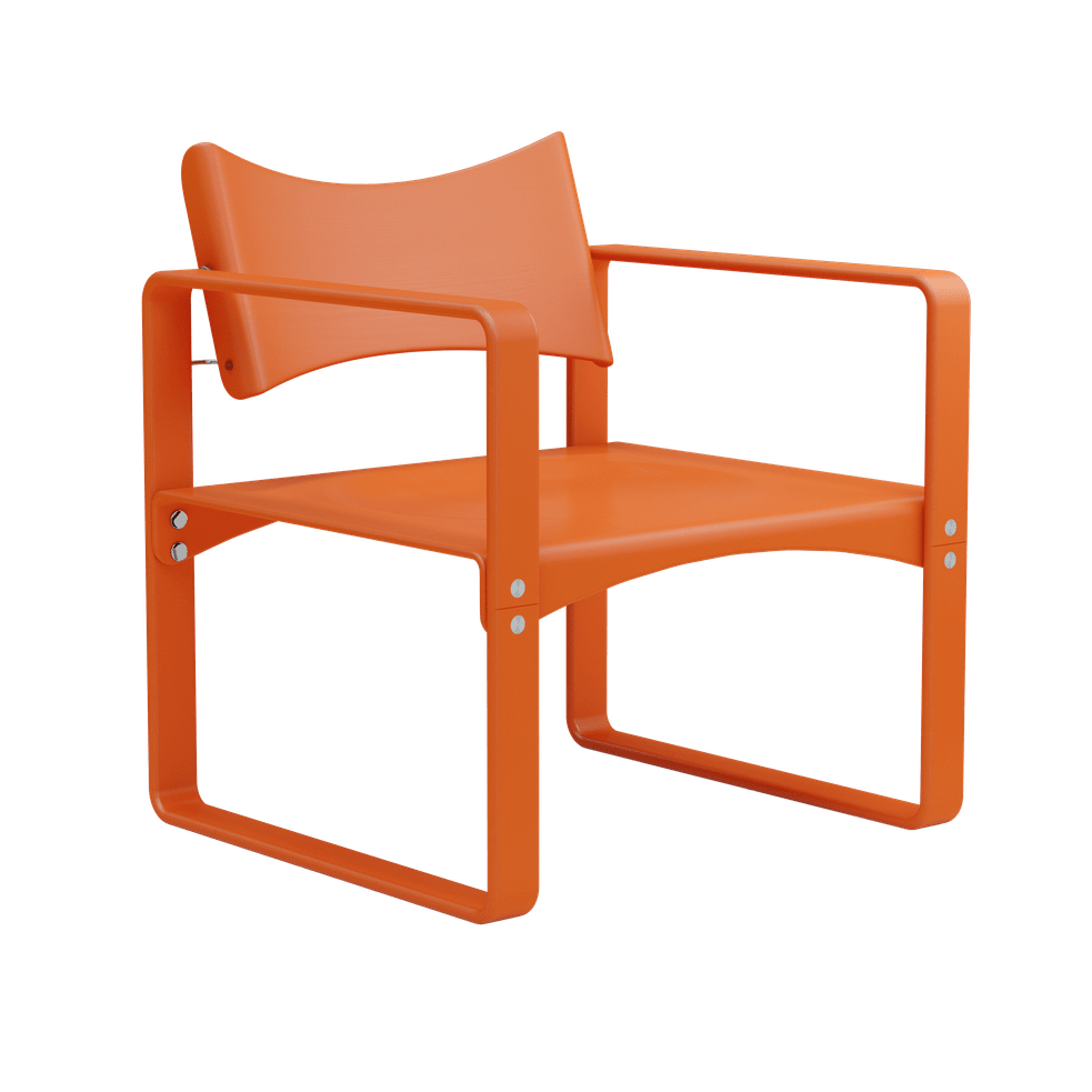 Series 270 F lænestol af Verner Panton - Orange - Jacobsen Plus