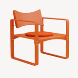 Pude til Series 270 F lænestol af Verner Panton - Orange tekstil - Hallingdal 65 590 - Jacobsen Plus