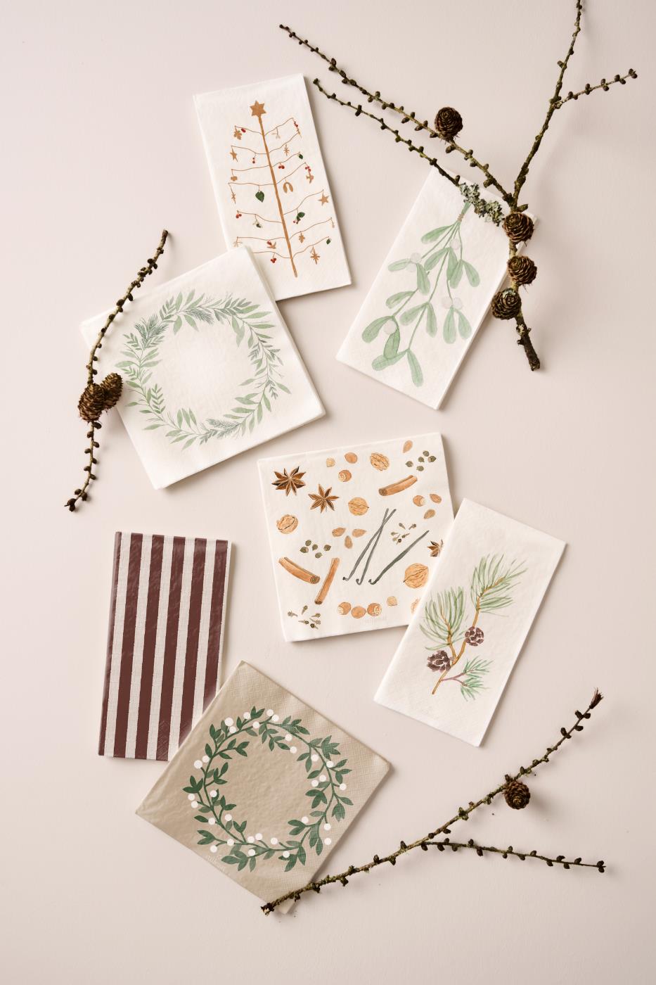 Servietter My Nostalgic Christmas – julemotiver fra Ib Laursen - 3 - Jacobsen Plus
