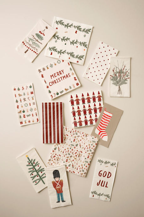 Servietter My Nostalgic Christmas – julemotiver fra Ib Laursen - 1 - Jacobsen Plus