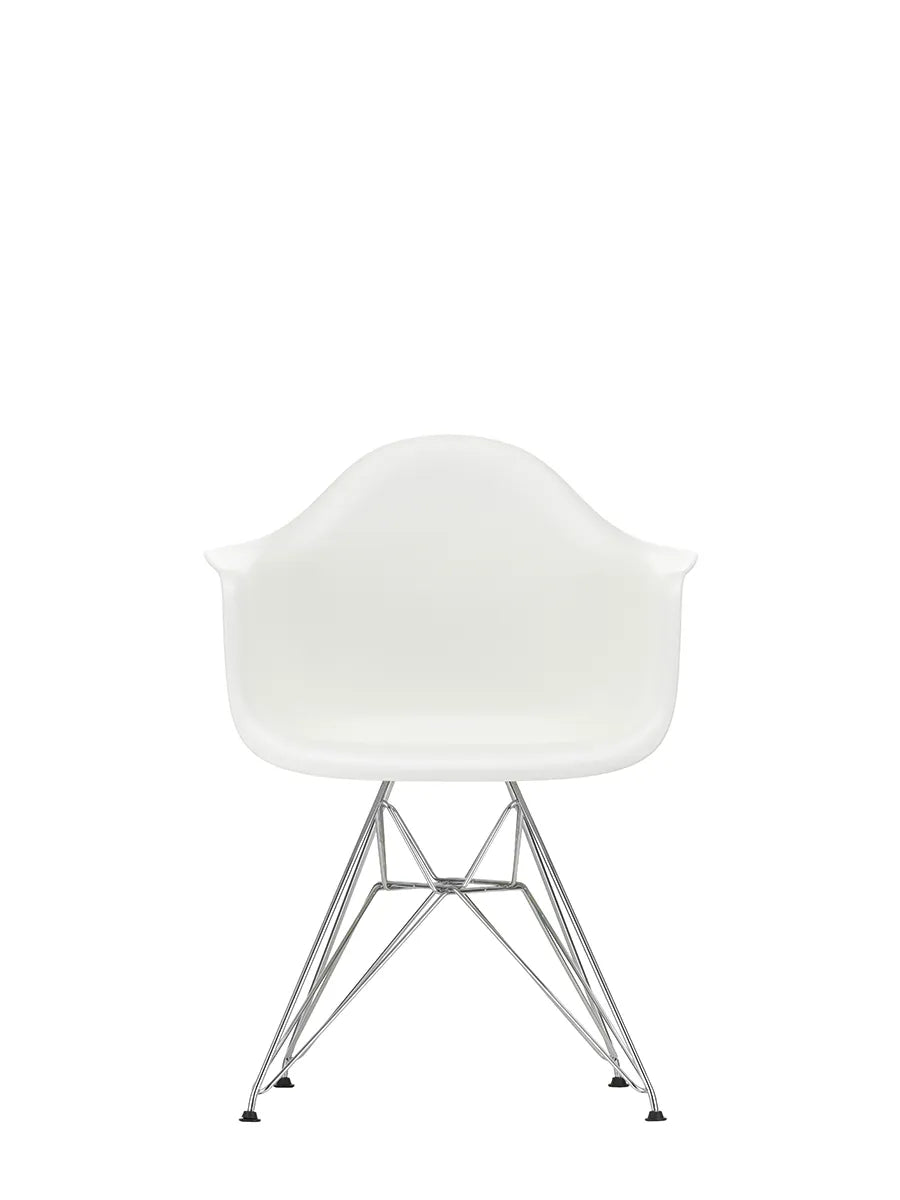 Eames Plastic Armchair DAR, forkromet fra Vitra - White - Jacobsen Plus