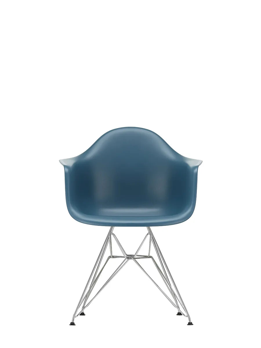 Eames Plastic Armchair DAR, forkromet fra Vitra - Sea blue - Jacobsen Plus