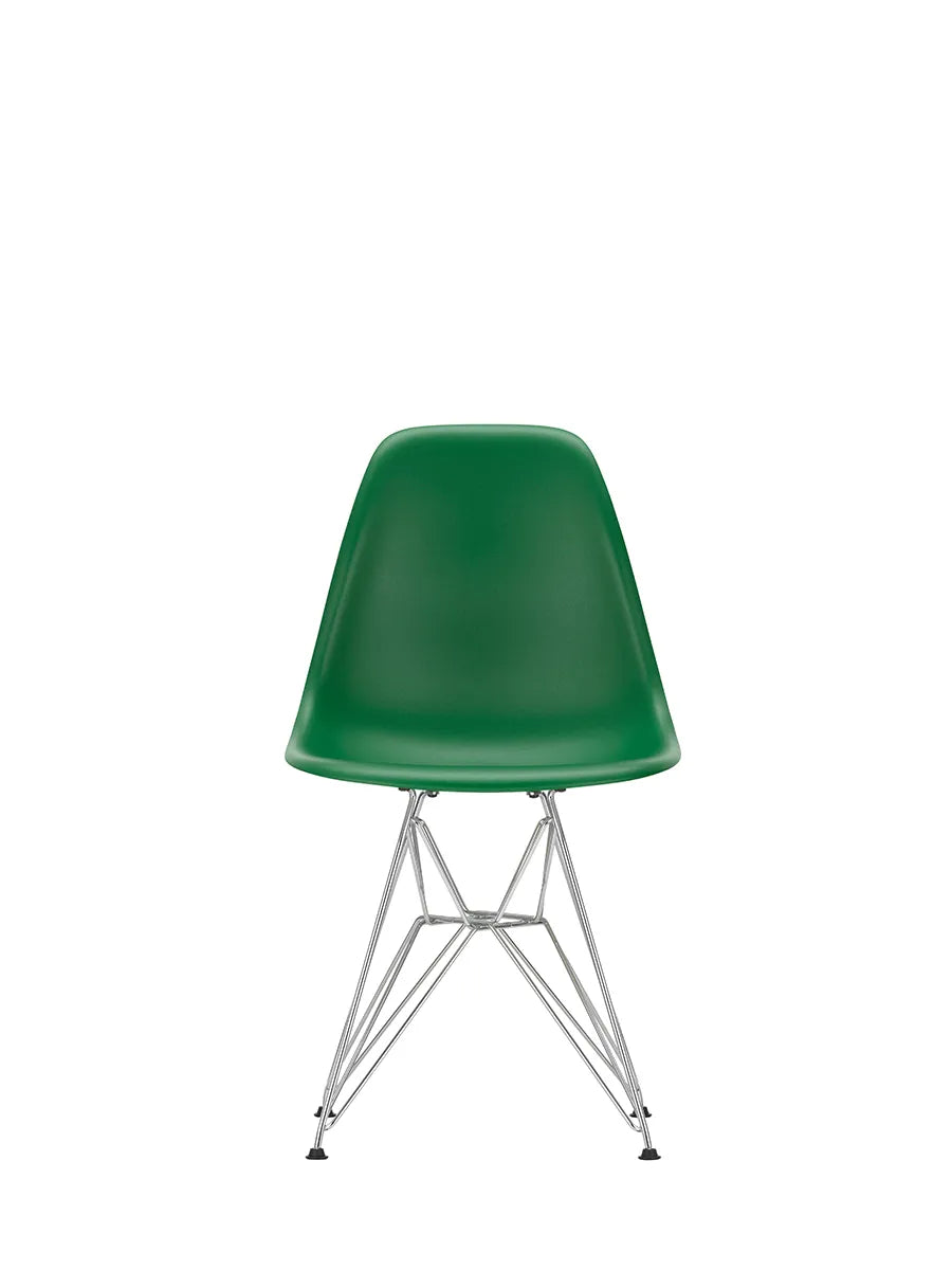 Eames Plastic Side Chair DSR, forkromet fra Vitra - Emerald - Jacobsen Plus