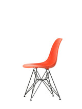 Eames Plastic Side Chair DSR, sort pulverlakeret fra Vitra - 7 - Jacobsen Plus