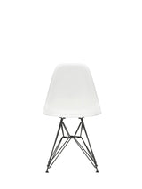 Eames Plastic Side Chair DSR, sort pulverlakeret fra Vitra - White - Jacobsen Plus