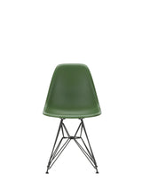 Eames Plastic Side Chair DSR, sort pulverlakeret fra Vitra - Forest - Jacobsen Plus