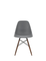 Eames Plastic Side Chair DSW, mørkbejdset ahorntræ fra Vitra - Granite grey - Jacobsen Plus