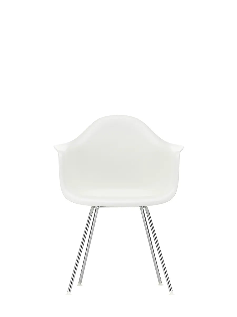 Eames Plastic Armchair DAX, forkromet fra Vitra - White - Jacobsen Plus