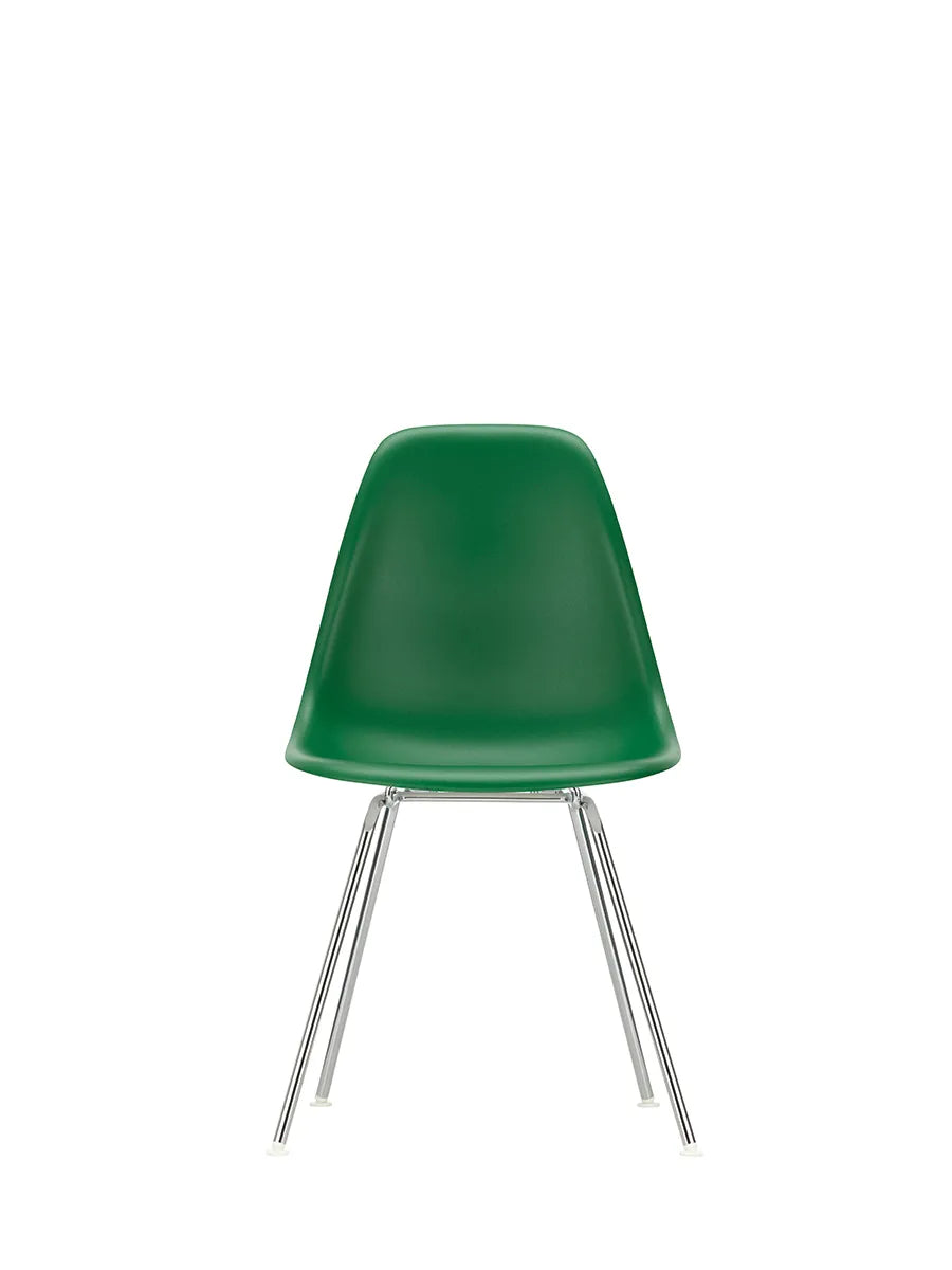 Eames Plastic Side Chair DSX, forkromet fra Vitra - Emerald - Jacobsen Plus