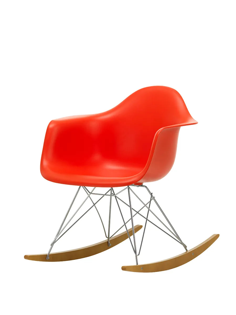 Eames Plastic Armchair RAR, gyngestol fra Vitra