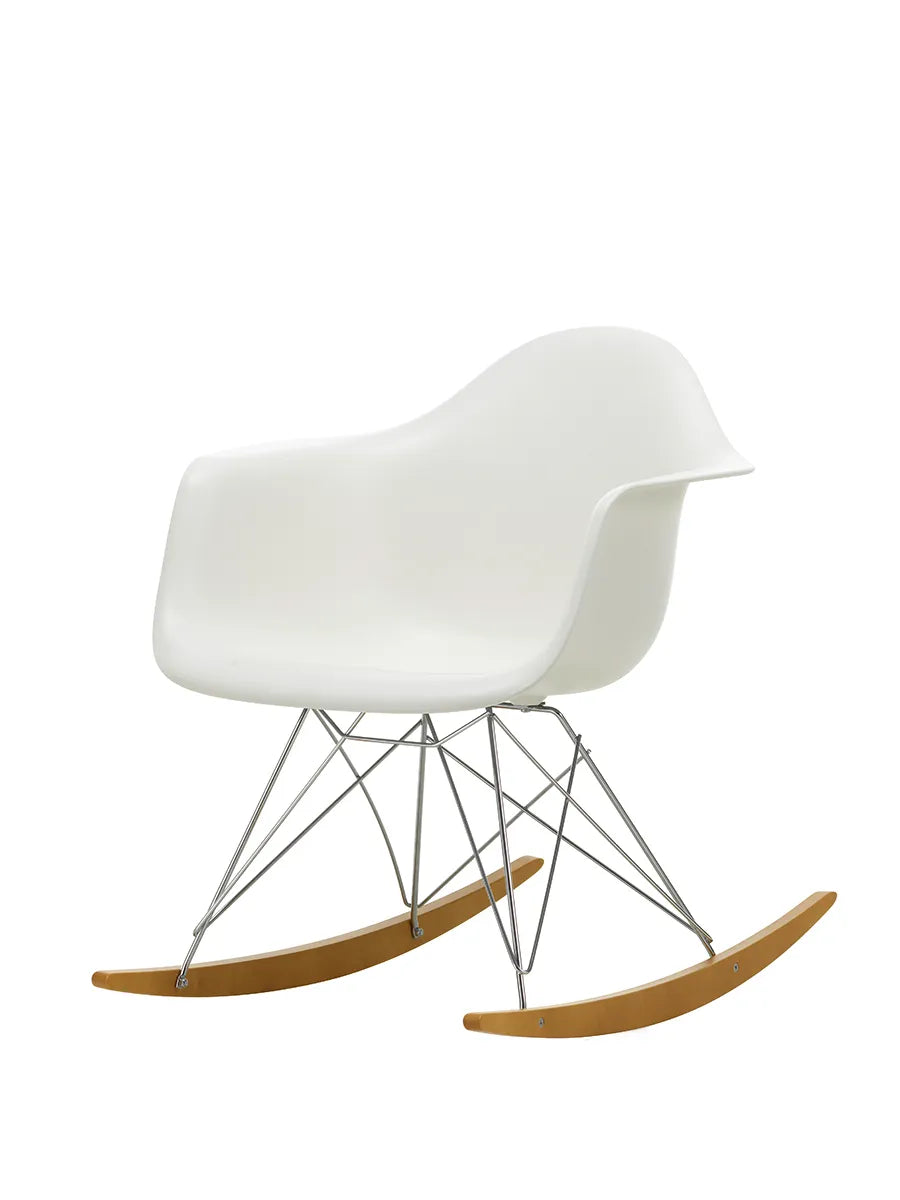 Eames Plastic Armchair RAR, gyngestol fra Vitra