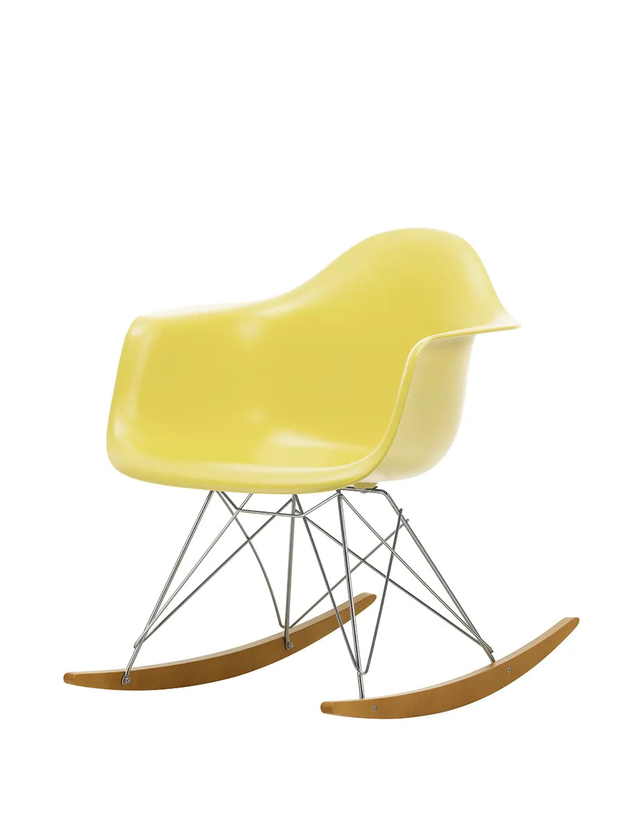 Eames Plastic Armchair RAR, gyngestol fra Vitra