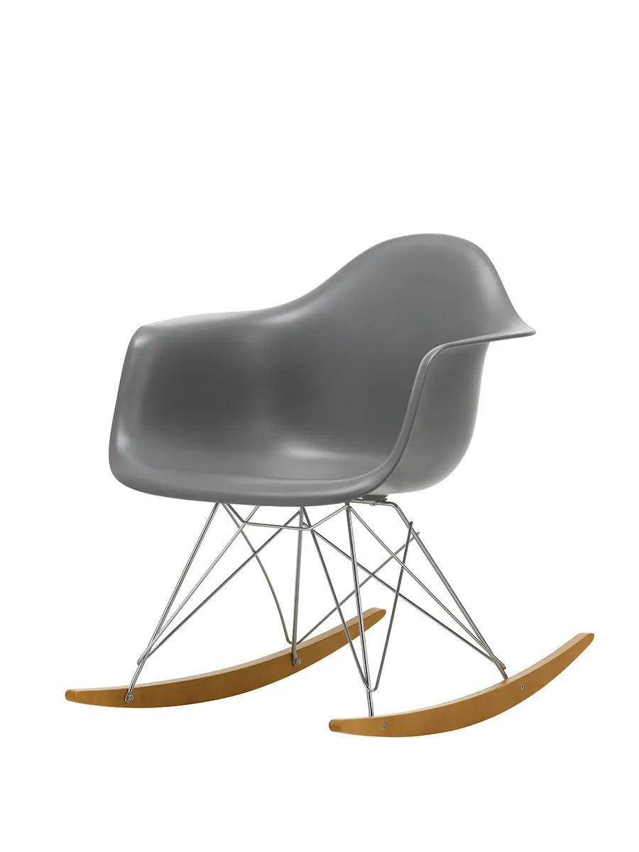 Eames Plastic Armchair RAR, gyngestol fra Vitra - Granite grey - Jacobsen Plus