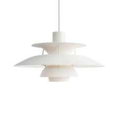 PH 5 pendel, monokrom white af Poul Henningsen