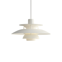 PH 5 Mini pendel, monochrome white af Poul Henningsen