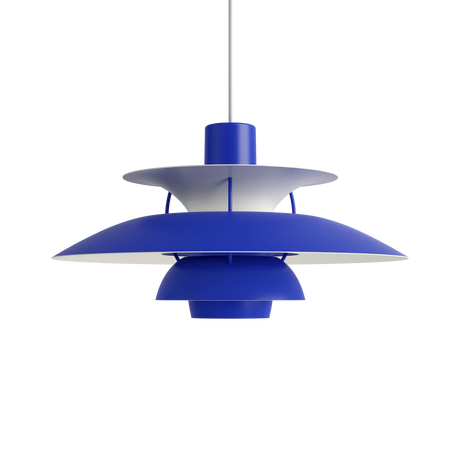 PH 5 pendel, monokrom blue af Poul Henningsen - 4 - Jacobsen Plus