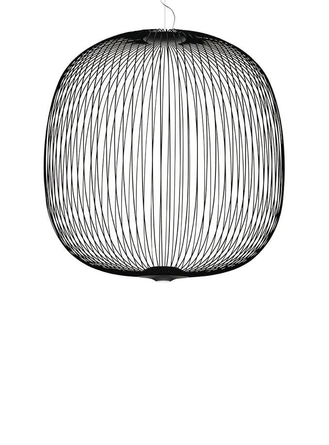 Spokes 2 Pendel fra Foscarini - Stor / Sort / LED - med lysdæmper - Jacobsen Plus