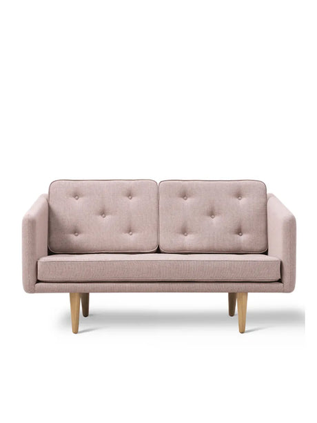 No. 1 Sofa 2-personer, re-wool af Børge Mogensen - Re-Wool 108 / Eg sæbe - Jacobsen Plus
