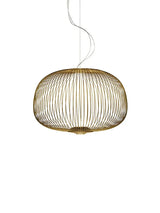 Spokes 3 Pendel fra Foscarini - Guld / LED - uden lysdæmper - Jacobsen Plus