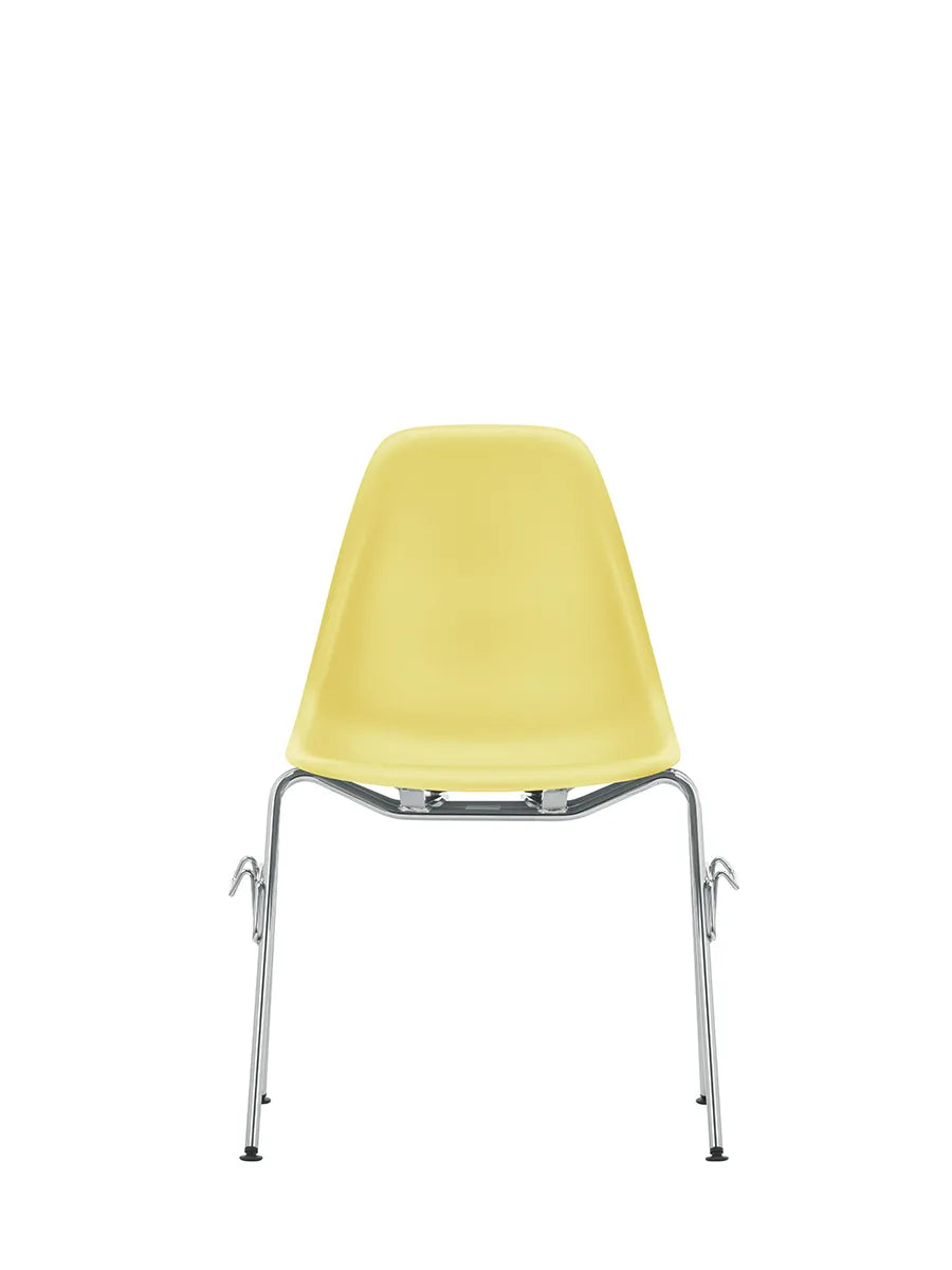 Eames Plastic Side Chair DSS, stabelbar fra Vitra - Citron - Jacobsen Plus