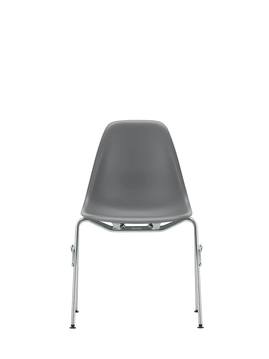 Eames Plastic Side Chair DSS-N, stabelbar fra Vitra - Granite grey - Jacobsen Plus