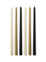 Spire Smooth Tapered Lys, sæt á 6 stk. fra Audo Copenhagen - Neutral - Jacobsen Plus