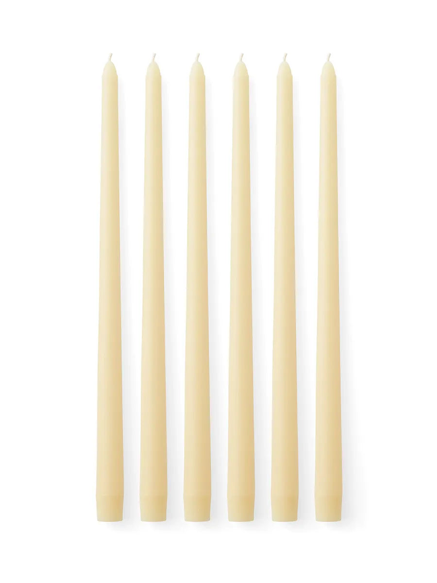 Spire Smooth Tapered Lys, sæt á 6 stk. fra Audo Copenhagen - 2 - Jacobsen Plus