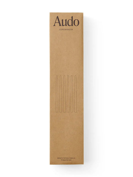 Spire Smooth Tapered Lys, sæt á 6 stk. fra Audo Copenhagen - Ivory - Jacobsen Plus