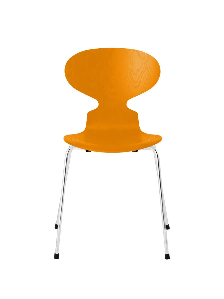 3101 Myren Stol i farvet ask af Arne Jacobsen - Burnt Yellow / Krom - Jacobsen Plus