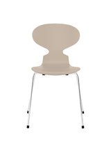 3101 Myren Stol lakeret af Arne Jacobsen - Light Beige / Krom - Jacobsen Plus