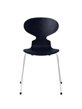 3101 Myren Stol i farvet ask af Arne Jacobsen - Midnight Blue / Krom - Jacobsen Plus