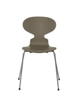 3101 Myren Stol lakeret af Arne Jacobsen - Olive Green / Silver Grey - Jacobsen Plus