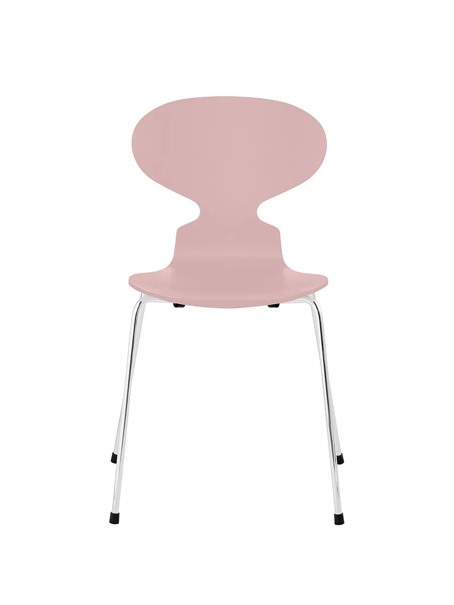 3101 Myren Stol lakeret af Arne Jacobsen - Pale Rose / Krom - Jacobsen Plus