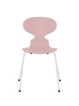 3101 Myren Stol lakeret af Arne Jacobsen - Pale Rose / Hvid - Jacobsen Plus