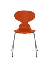3101 Myren Stol lakeret af Arne Jacobsen - Paradise Orange / Silver Grey - Jacobsen Plus