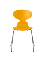 3101 Myren Stol i farvet ask af Arne Jacobsen - True Yellow / Silver Grey - Jacobsen Plus
